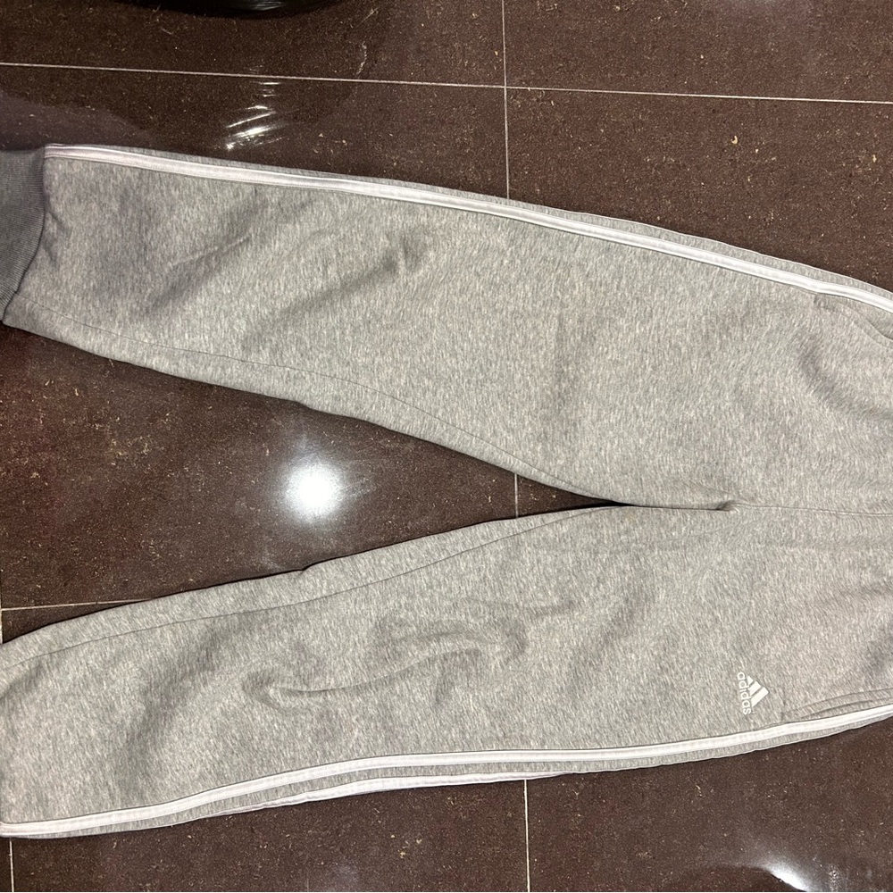 Adidas Kids Light Gray Joggers